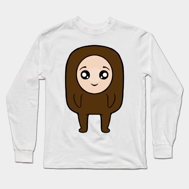 Klaus The Colostomy Bag (Brown) Long Sleeve T-Shirt by CaitlynConnor